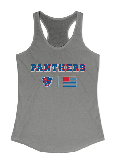 Midway Panthers Head Team Colors Flag Women's Tank Top