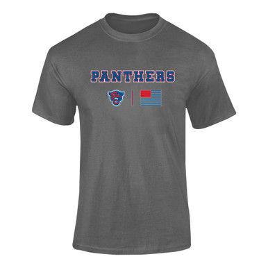 Midway Panthers Head Team Colors Flag Men's Premium SS T-Shirt