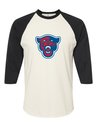 Midway Panthers Head Mascot #1 Men's Baseball T-Shirt
