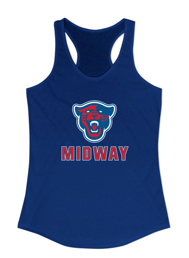Midway Panthers Head Mascot #2 Women's Tank Top