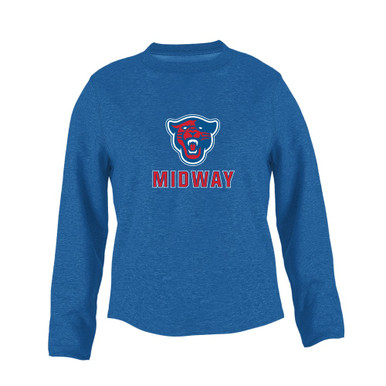 Midway Panthers Head Mascot #2 Women's Sweatshirt