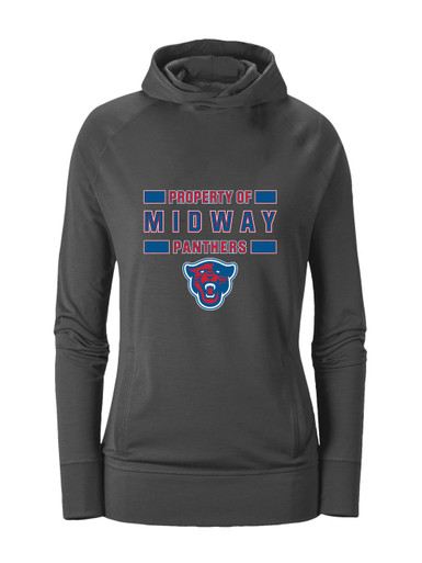 Midway Panthers Head Property Of Women's Hoodie