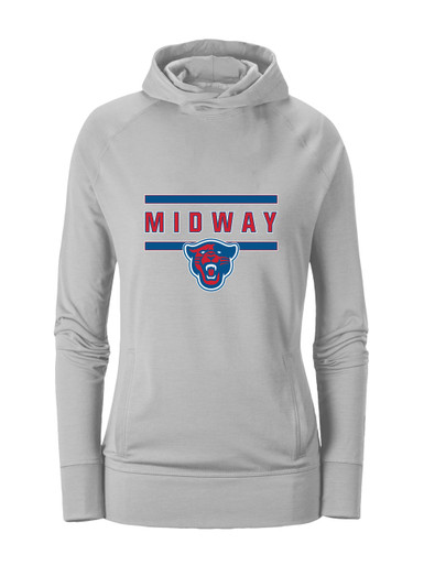 Midway Panthers Head Mascot #4 Women's Hoodie
