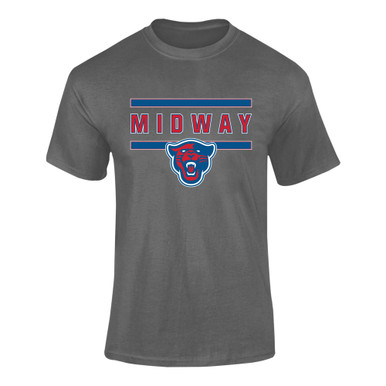 Midway Panthers Head Mascot #4 Men's SS T-Shirt