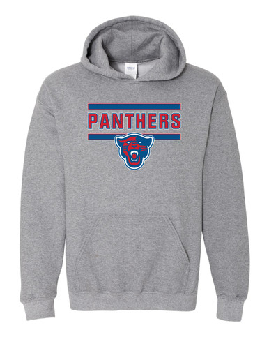 Midway Panthers Head Mascot #5 Men's Hoodie