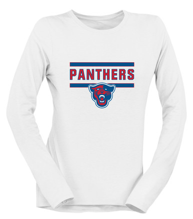 Midway Panthers Head Mascot #5 Women's Premium LS T-Shirt
