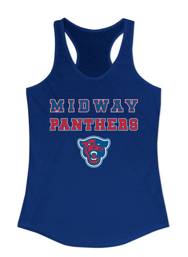 Midway Panthers Head Spirit Women's Tank Top