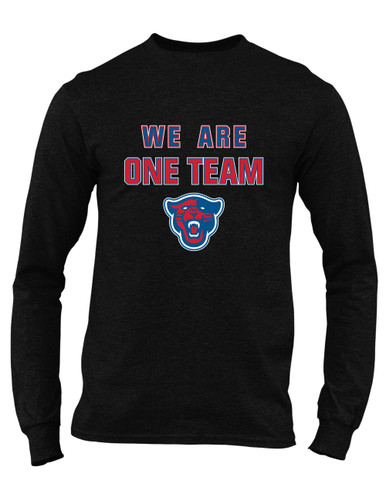 Midway Panthers Head We Are One Team Men's LS T-Shirt