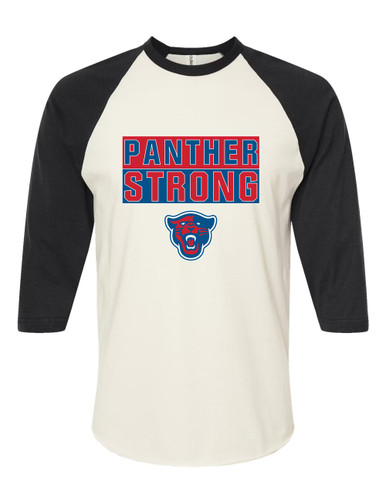 Midway Panthers Head Strong #1 Women's Baseball T-Shirt