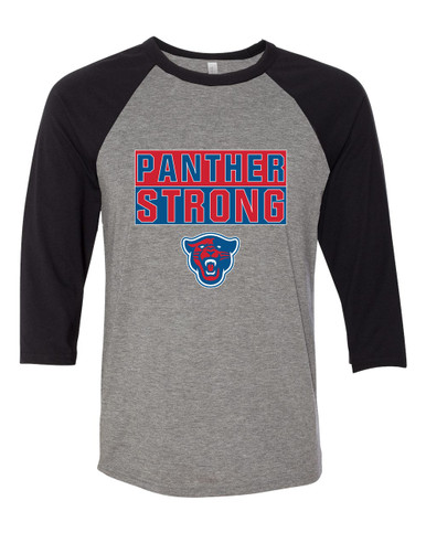 Midway Panthers Head Strong #1 Men's Baseball T-Shirt