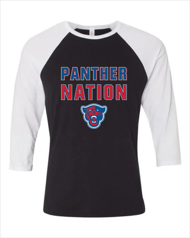 Midway Panthers Head Nation #2 Women's Baseball T-Shirt