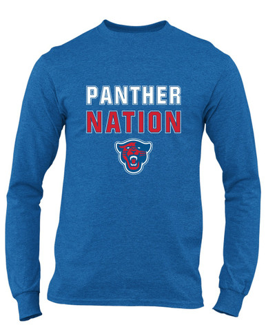 Midway Panthers Head Nation #2 Men's LS T-Shirt