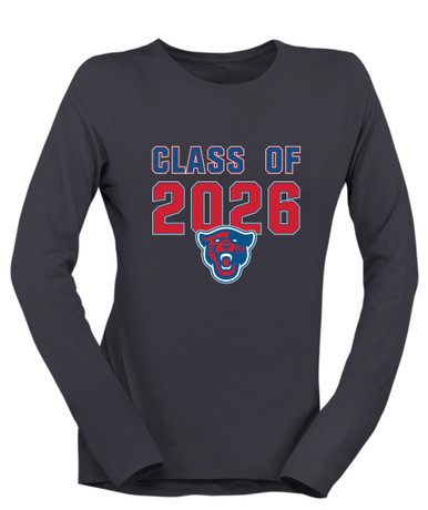 Midway Panthers Head Class of 2026 Women's LS T-Shirt