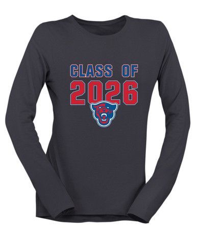 Midway Panthers Head Class of 2026 Women's Premium LS T-Shirt