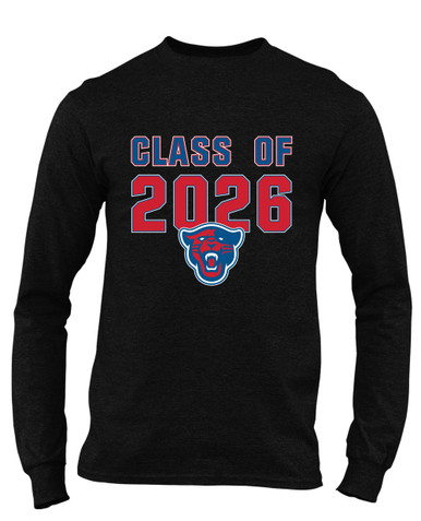 Midway Panthers Head Class of 2026 Men's Premium LS T-Shirt