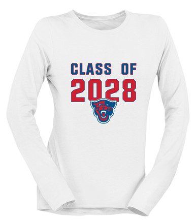 Midway Panthers Head Class of 2028 Women's Premium LS T-Shirt