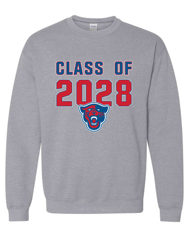 Midway Panthers Head Class of 2028 Men's Sweatshirt