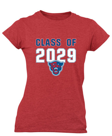 Midway Panthers Head Class of 2029 Women's Premium SS T-Shirt
