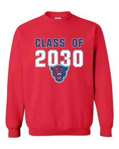 Midway Panthers Head Class of 2030 Men's Sweatshirt