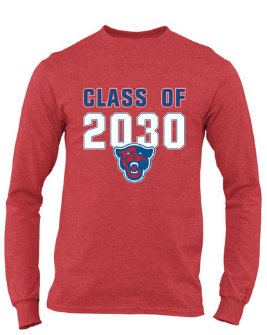 Midway Panthers Head Class of 2030 Men's LS T-Shirt