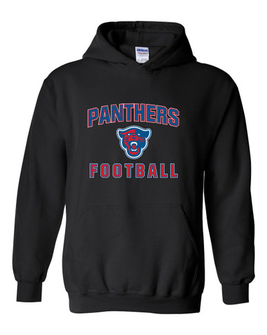 Midway Panthers Head Football #1 Men's Hoodie