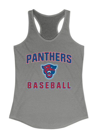 Midway Panthers Head Baseball #1 Women's Tank Top
