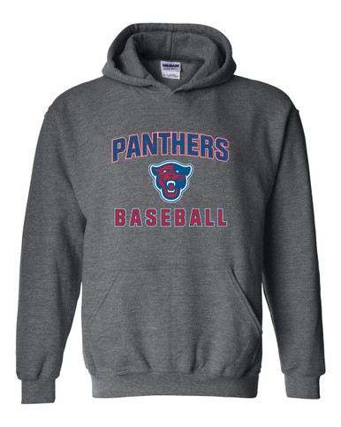 Midway Panthers Head Baseball #1 Men's Hoodie
