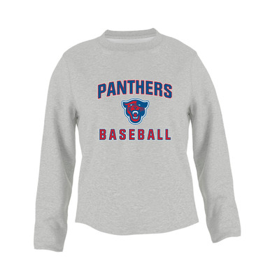 Midway Panthers Head Baseball #1 Women's Sweatshirt