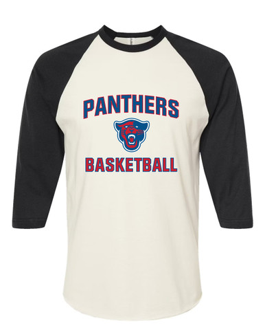 Midway Panthers Head Basketball #1 Men's Baseball T-Shirt