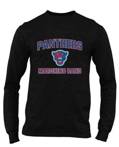 Midway Panthers Head Marching Band Men's LS T-Shirt