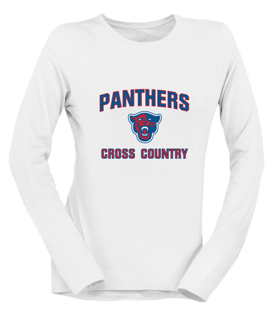 Midway Panthers Head Cross Country Women's LS T-Shirt