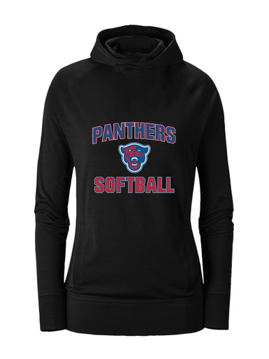Midway Panthers Head Softball #1 Women's Hoodie