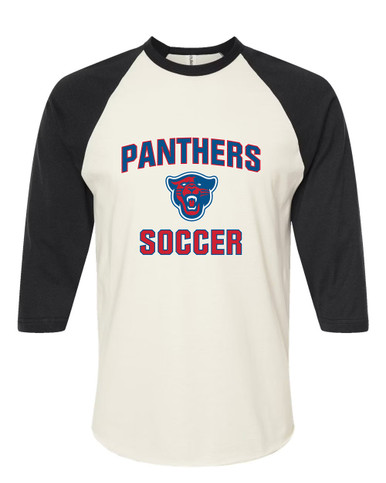 Midway Panthers Head Soccer #1 Men's Baseball T-Shirt