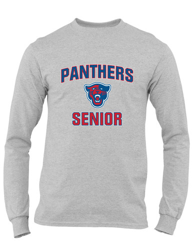 Midway Panthers Head Senior #1 Men's LS T-Shirt