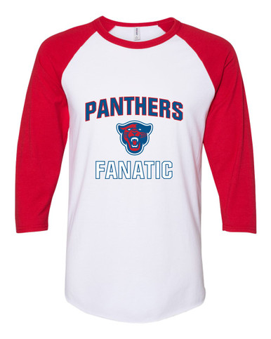 Midway Panthers Head Fanatic Women's Baseball T-Shirt