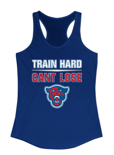 Midway Panthers Head Train Hard, Can't Lose Women's Tank Top