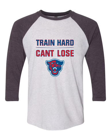 Midway Panthers Head Train Hard, Can't Lose Men's Baseball T-Shirt