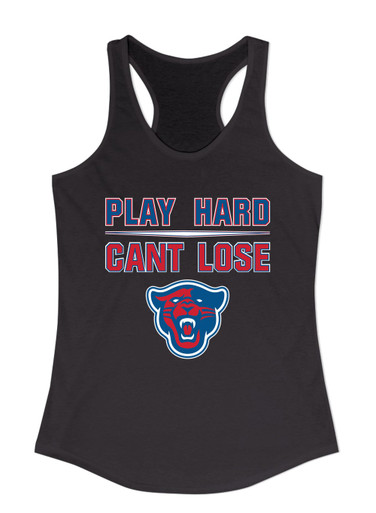 Midway Panthers Head Play Hard, Can't Lose Women's Tank Top