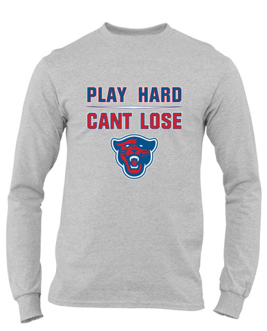 Midway Panthers Head Play Hard, Can't Lose Men's Premium LS T-Shirt