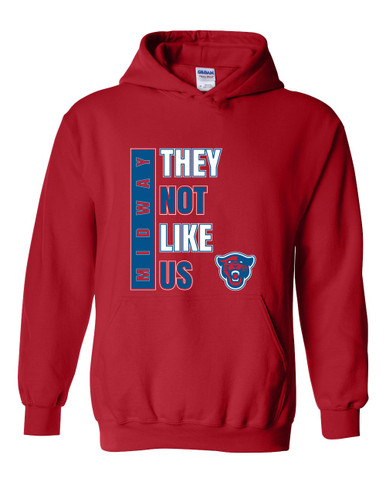 Midway Panthers Head They Not Like Us #1 Men's Hoodie