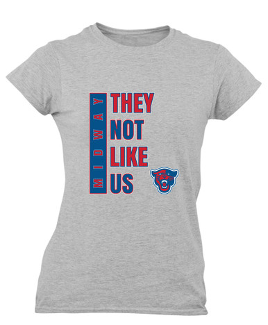 Midway Panthers Head They Not Like Us #1 Women's Premium SS T-Shirt