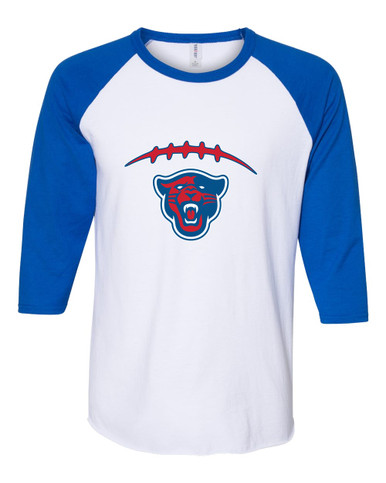 Midway Panthers Head Football #2 Women's Baseball T-Shirt