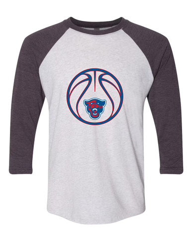 Midway Panthers Head Basketball #2 Women's Baseball T-Shirt