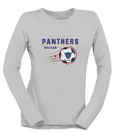 Midway Panthers Head Soccer #2 Women's LS T-Shirt