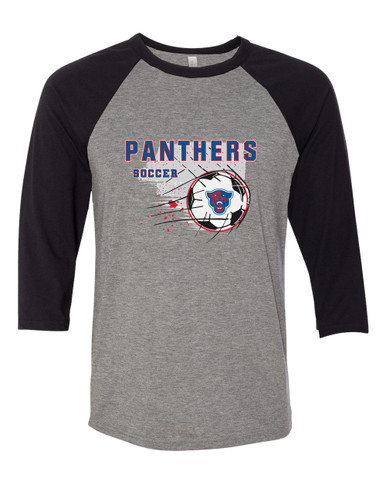 Midway Panthers Head Soccer #2 Women's Baseball T-Shirt