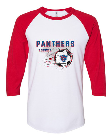 Midway Panthers Head Soccer #2 Men's Baseball T-Shirt
