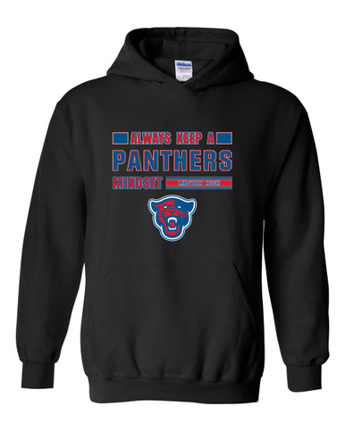 Midway Panthers Head Mindset Men's Hoodie