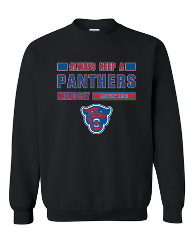 Midway Panthers Head Mindset Men's Sweatshirt
