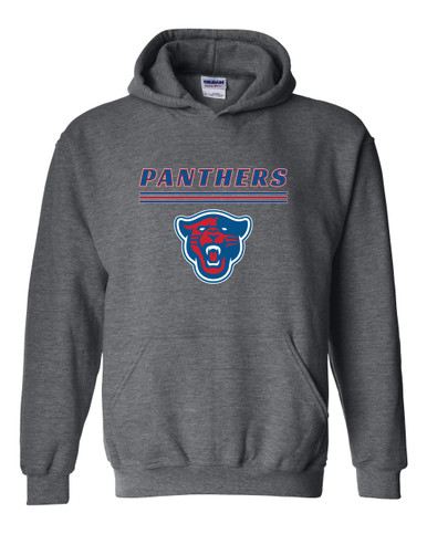 Midway Panthers Head Mascot #8 Men's Hoodie