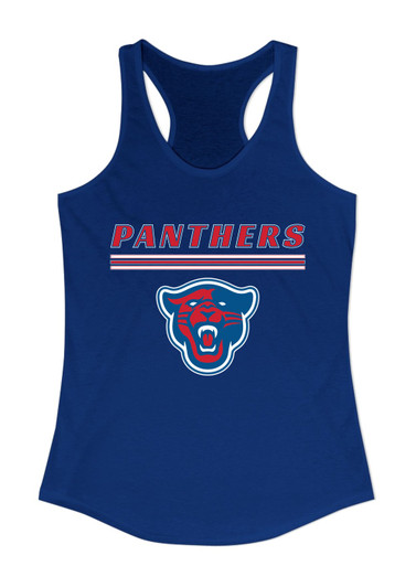 Midway Panthers Head Mascot #8 Women's Tank Top